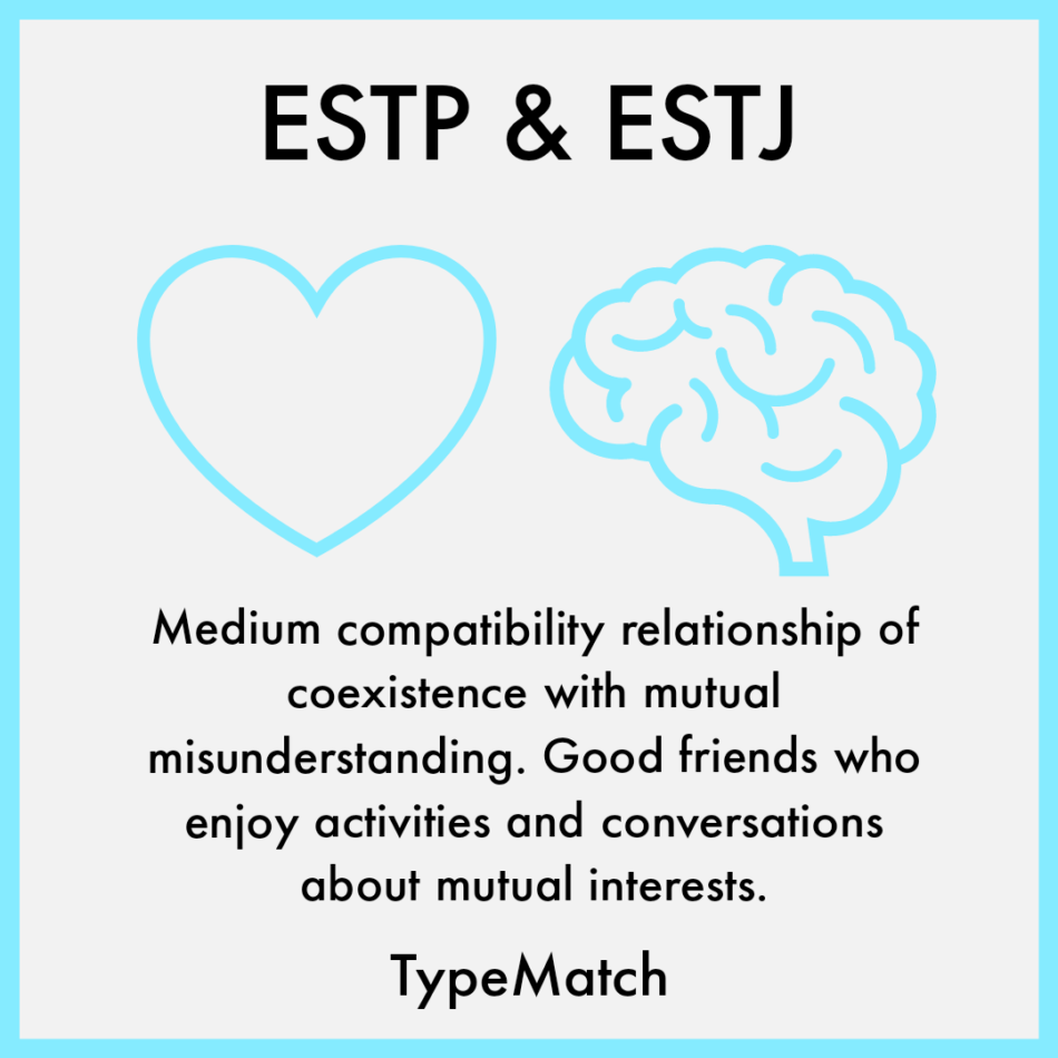 ESTP and ESTJ Relationship | TypeMatch