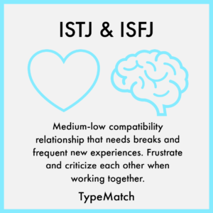 ISTJ ISFJ match