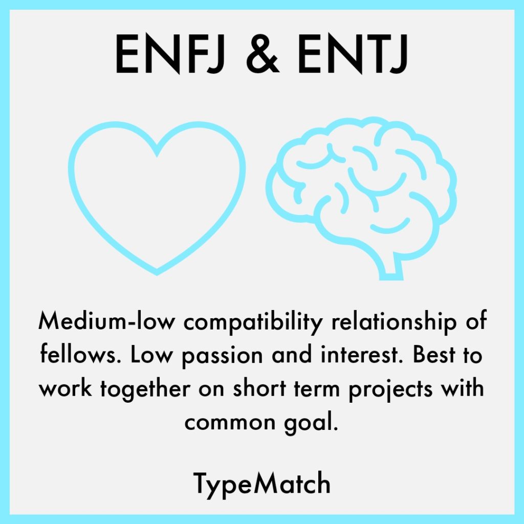 ENFJ ENTJ match