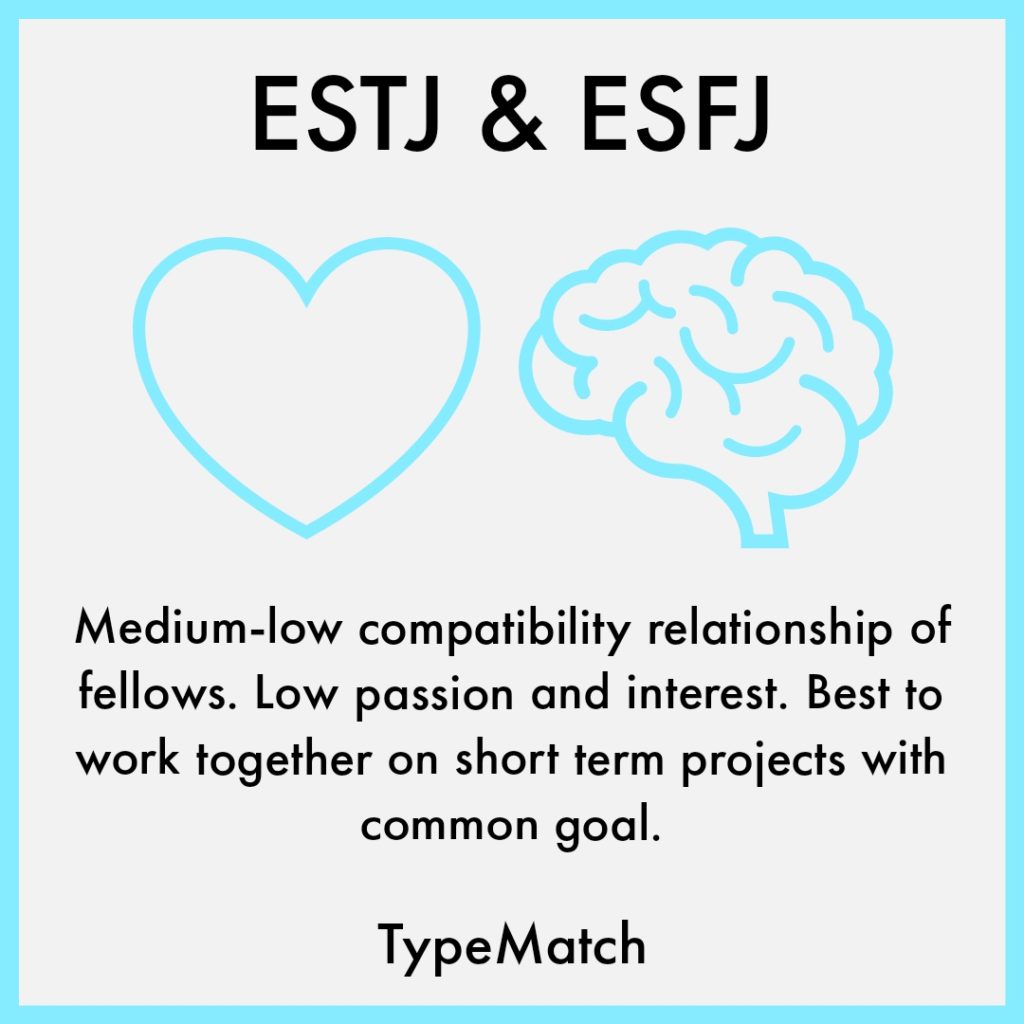 ESFJ ESTJ Match