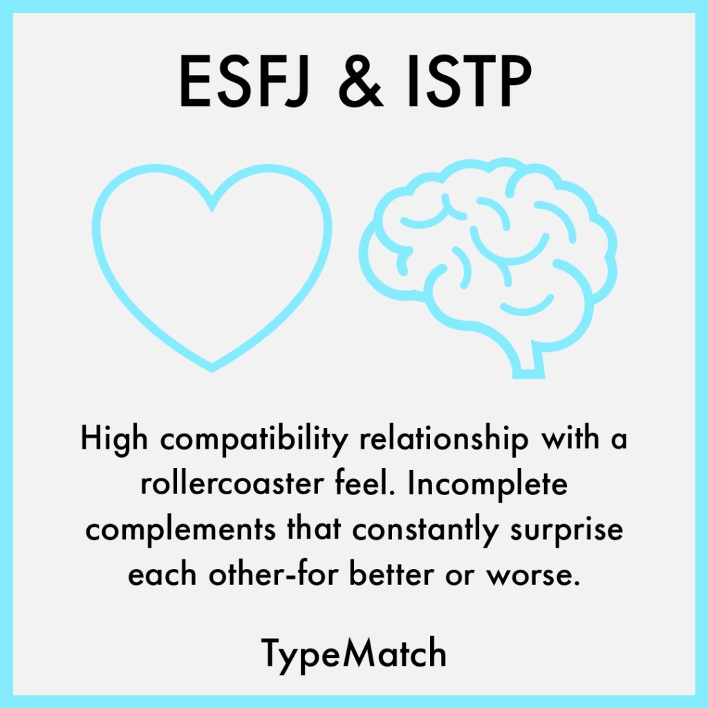 ISTP and ESFJ Relationship | TypeMatch