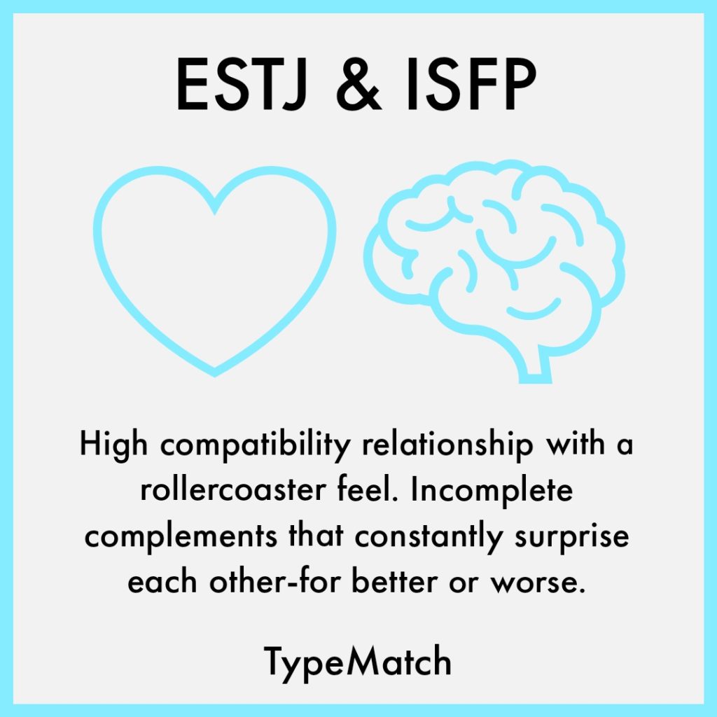 ESTJ ISFP MATCH