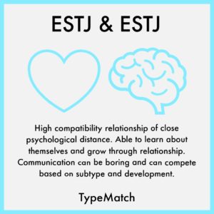 ESTJ ESTJ COMPATIBILITY