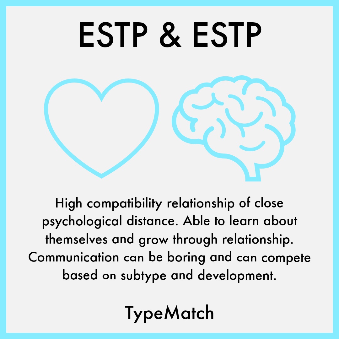 ESTP And ESTP Relationship TypeMatch