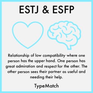 estj esfp compatibility