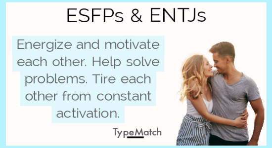 ESFP ENTJ compatibility