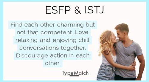 ESFP ISTJ compatibility