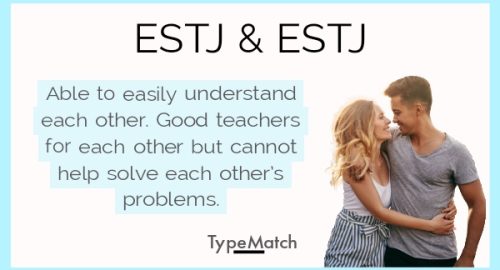 ESTJ AND ESTJ RELATIONSHIP